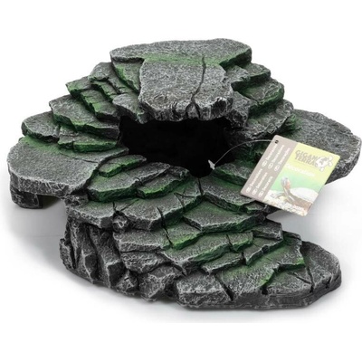 GiganTerra Ostrůvek pro vodní želvy tmavý L 30 x 24 x 12 cm