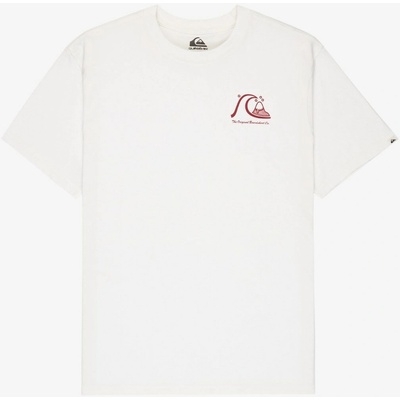 Quiksilver tričko Evo Original Bs Snow White WBK0