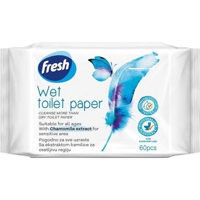 Fresh vlhčený 60 ks