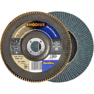 RHODIUS Lamelový brusný kotouč LSZ FB 150 x 22,23 TOPline 211691