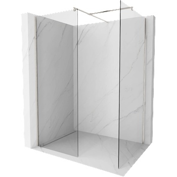 Mexen Kioto душ-панел Walk-in 140 x 100 cm, прозрачен, матиран никел - 800-140-202-97-00-100 (800-140-202-97-00-100)