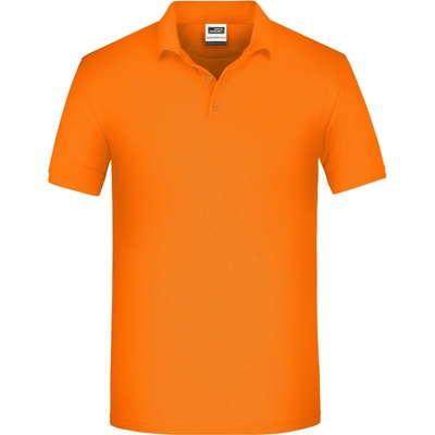 James & Nicholson polokošile JN 874 bio bavlna krátký rukáv pánská Cot-02087423500 oranžová