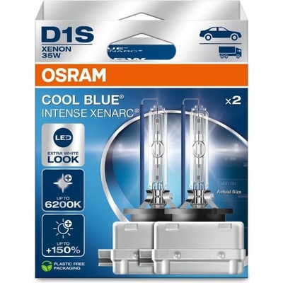 Osram xenonová výbojka D1S 35W XENARC Cool Blue Intense NextGeneration 6200K +150% BOX