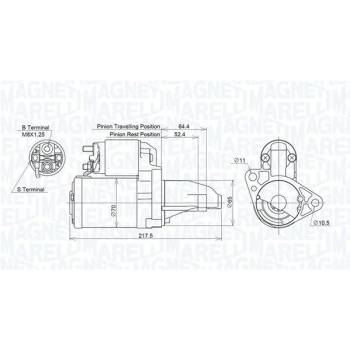 Startér MAGNETI MARELLI 063721452010