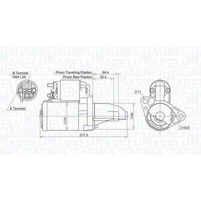Startér MAGNETI MARELLI 063721452010