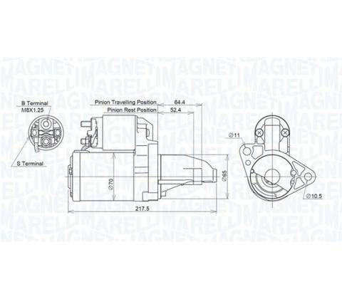 Startér MAGNETI MARELLI 063721452010