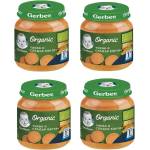 Nestle Моето първо пюре Nestle Gerber Organic - Тиква и сладък картоф, 4 х 125 g (4х 12458575) - baby