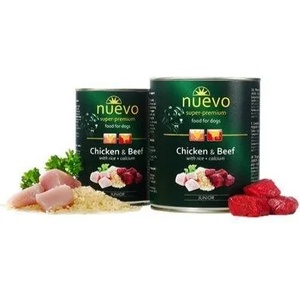 nuevo Dog Junior Chicken and Beef - с пилешко и говеждо месо, за кучета от 1 до 12 месеца 400gr