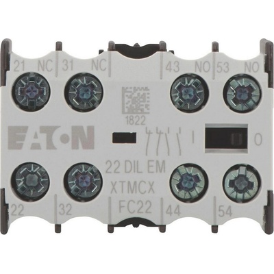 Eaton Спомагателен контакт eaton 22dilem, 010112 - 4 p, 2 n/o, 2 nc (10112)