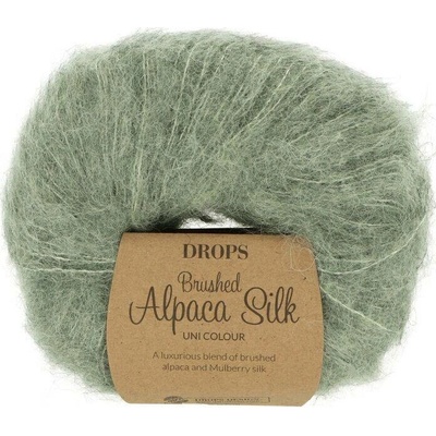 Drops Brushed Alpaca Silk 21 zelená