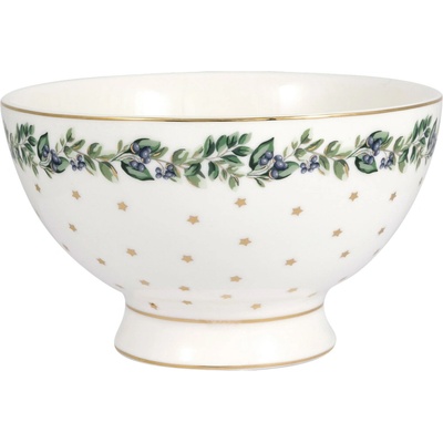 GREEN GATE Porcelánová miska Zelda White zelená porcelán 400 ml