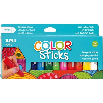 Apli Temperové barvy suché 12 barev