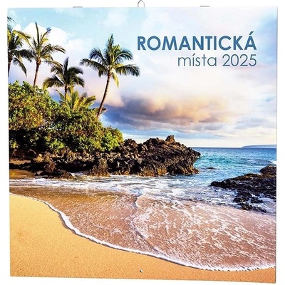 Romantická místa nástěnný 2025