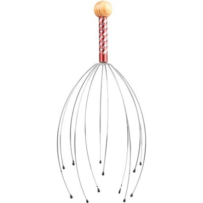 StreetBulk Pomůcka pro masáž hlavy Barva: červená