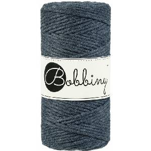 Bobbiny Macrame Cord 3 mm 100 m Charcoal юта (MS-E009)