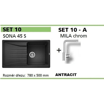 Set Blanco Sona 45 S + Mila