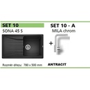 Set Blanco Sona 45 S + Mila