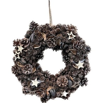 Portland Living přírodní adventní věnec průměr 40 cm