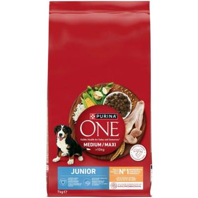Purina ONE krmivo pro štěňata kuře s rýží 7 kg