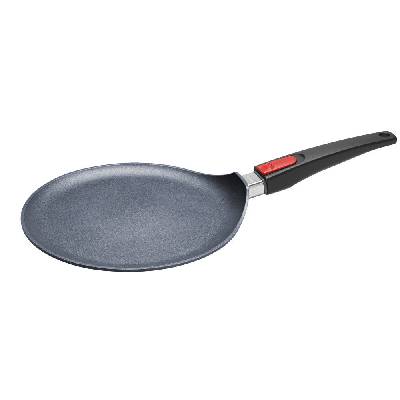 Nepřilnavá palačinková Pánev Diamond LITE s odnímatelnou rukojetí 26 cm - WOLL (Titanová pánev na palačinky 26 cm s odnímatelnou rukojetí Diamond Lite - WOLL)