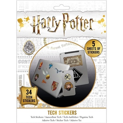 EPEE Merch Pyramid Samolepky Harry Potter sada 34 ks