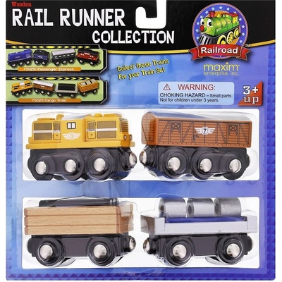 Maxim Nákladní souprava s bílou lokomotivou