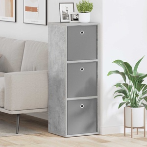 vidaXL Служебен шкаф с чекмедже Циментено сиво 35 x 32 x 99, 5 см (8000567)