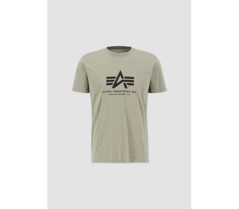 Alpha Industries Basic Big Logo zelené