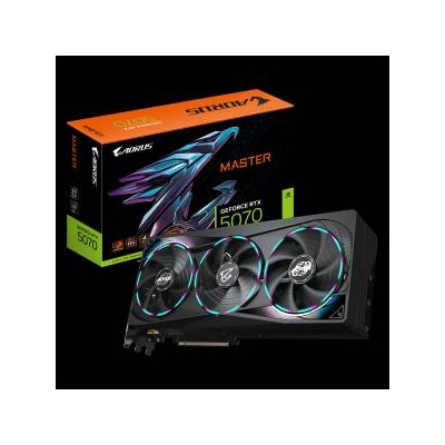 Gigabyte AORUS GeForce RTX 5070 MASTER 12G - graphics card - GeForce RTX 5070 - 12 GB