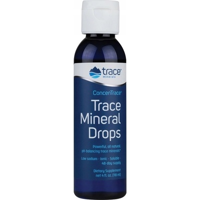 Trace Minerals ConcenTrace® Trace Minerals Drops, йонни минерали, 118 мл