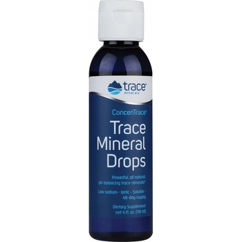 Trace Minerals ConcenTrace® Trace Minerals Drops, йонни минерали, 118 мл