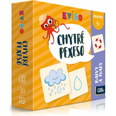 Kvído Inteligentné pexeso Farby a tvary