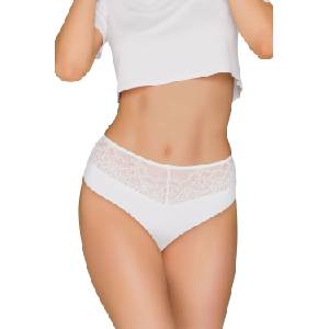 Babell Прашки Stringi-BBL-158-Biae-BiayV-58703-Biały - Черен, размер S