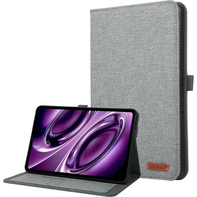 Vsechnonamobil 145903 FABRIC Zaklápěcí obal pro Xiaomi Redmi Pad 2 9.7 / Redmi Pad 2 SE šedý