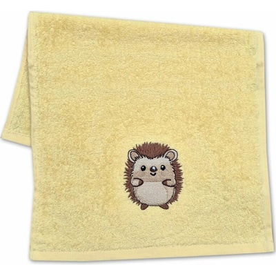 Praktik textil ručník LILI 30 x 50 cm ježek žlutý