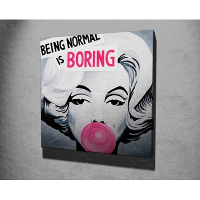 ASIR Nástěnný obraz na plátně BORING 45 cm