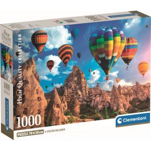 Clementoni Пъзел Clementoni от 1000 части - Балони в Кападокия (39988)
