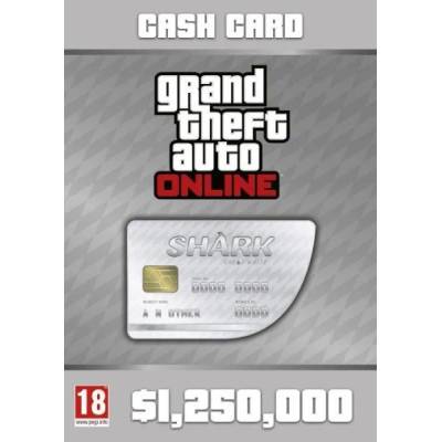 Игра Grand Theft Auto Online: Great White Shark Cash Card за PC Rockstar Games Launcher, Електронна доставка