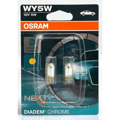 Chrome WY5W W2,1x9,5d 12V 5W 2 ks 2827DC-02B