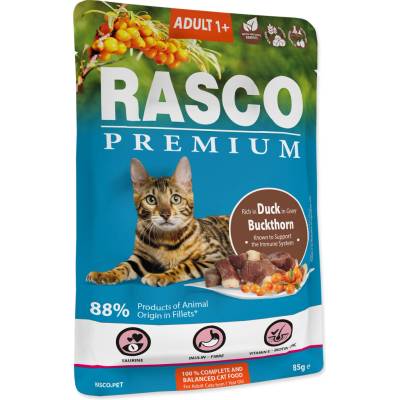 Rasco Premium Cat Adult Duck gravy 85 g