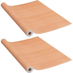 vidaXL Самозалепващо фолио за мебели, японски дъб, 500х90 см, PVC (146118)