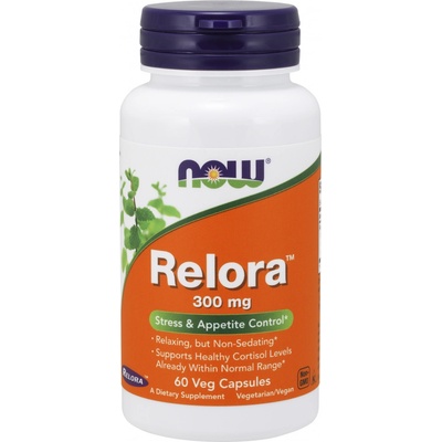 Now Foods Relora extrakt Magnólie a Korkovník 300 mg 60 rostlinných kapslí