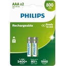 Nabíjacie batérie Philips AAA 800mAh 2ks R03B2A80/10
