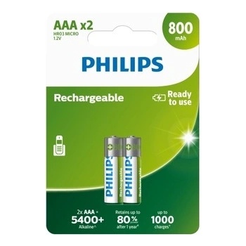 Philips AAA 800mAh 2ks R03B2A80/10