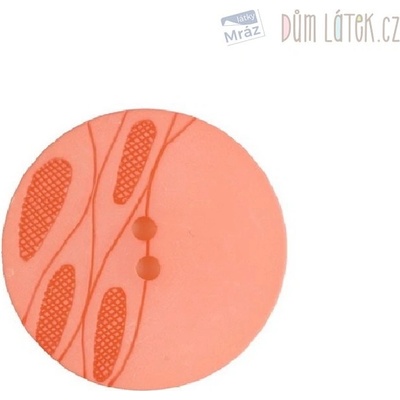 Gombík ružový / oranžový