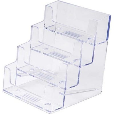Jansen Display SCRITTO stojánek na vizitky, 4 kapsy, 99 x 101 mm