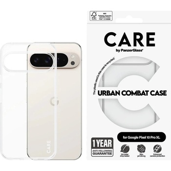 Image 1 of Panzer Гръб Care by PanzerGlass за Google Pixel 10 Pro XL, Flagship Case, Urban Combat, Прозрачен