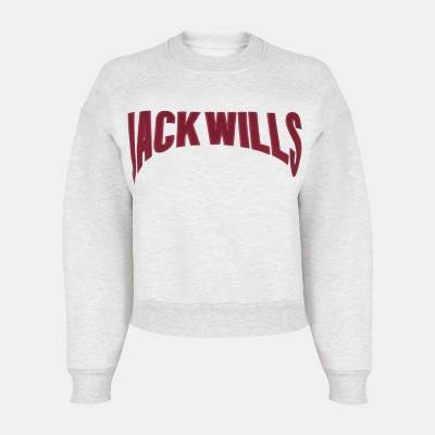 Jack Wills Блуза Jack Wills Women's JW Varsity Crew Sweatshirt - Ice Grey Marl
