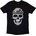Tričko skeleton čierna