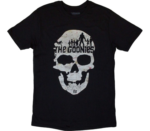 Tričko skeleton čierna